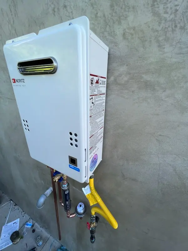 Tankless water heater installation for Orchard Hills homes